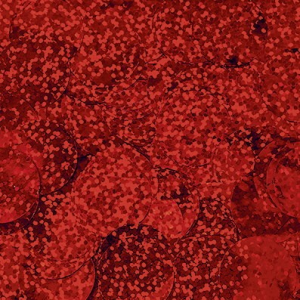 Ballonkonfetti Rund Rot Holo 2cm