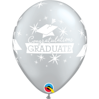 Latexballon - Motiv Congratulations Graduate Caps