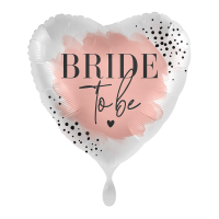 Folienballon - Motiv Bride to be blush - S - 45 cm / 0,02 m³