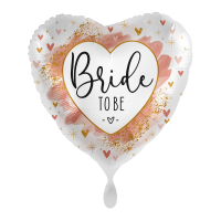 Folienballon - Motiv Bride to be Watercolour - S - 45cm/0,02m³