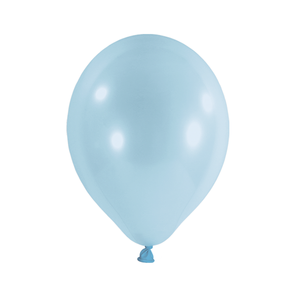 Latexballon Hellblau - S/Latex - 30cm/0,02m³ (10)