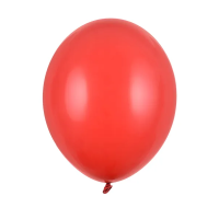 Latex-Luftballon - Standard Rot 007J - 30 cm (Lose)