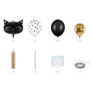 Ballon-Set Black Cat Bouquet (DIY)