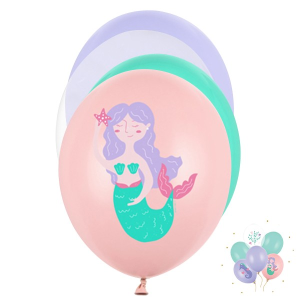 Latexballon-Set - Motiv Sea World - S - 30 cm / 0,02...