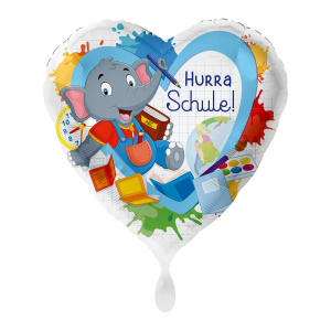 Folienballon - Motiv Hura Schule - S - 45 cm / 0,02 m³