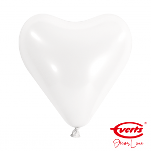 Herzballon Weiß Ø 30cm