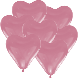 Latex-Herzballon Rosa - S - 30 cm / 0,02m³
