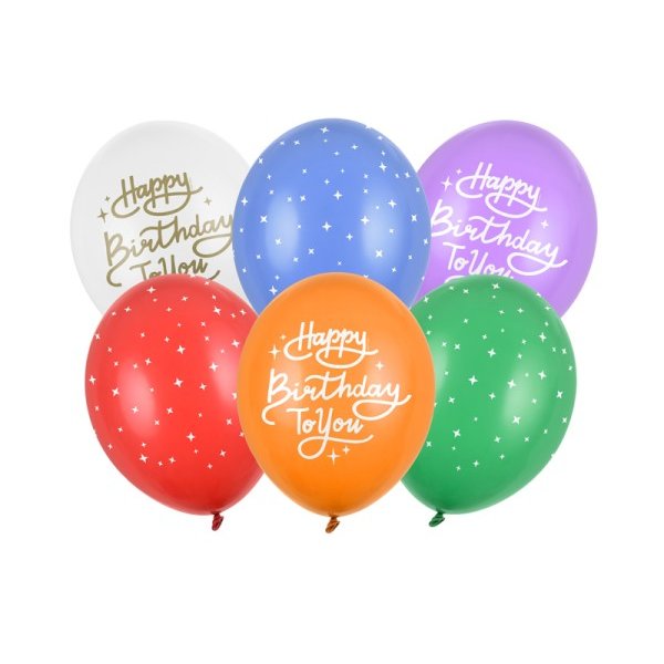 Motivballon-Set Happy Birthday to You II (6)