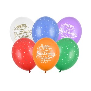 Motivballon-Set Happy Birthday to You II (6)