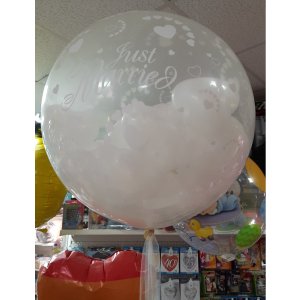 Explosionsballon Mrs Transparent XXL