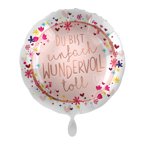 Folienballon - Motiv Du bist toll - S - 45 cm / 0,02 m&sup3;