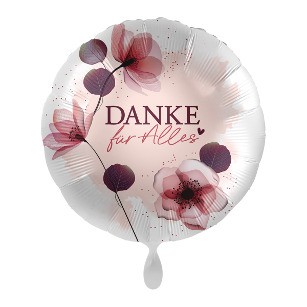 Folienballon - Motiv Danke für alles - S - 43 cm /...