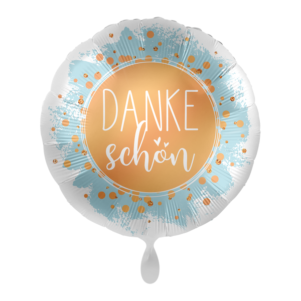 Folienballon - Motiv Danke schön - S - 45 cm / 0,02 mÂ³