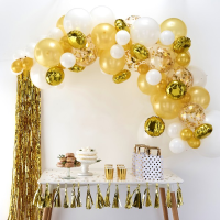 Ballongirlanden-Set - Gold (4m)
