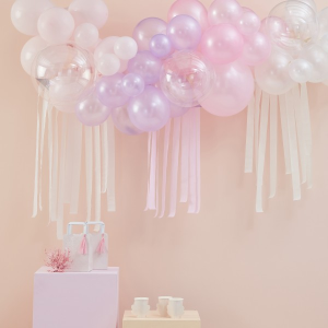 Ballongirlanden-Set - Pastel Rosa (3M)