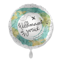 Folienballon - Motiv Willkommen zurück - S - 43cm/0,02m³