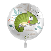 Folienballon - Motiv Jungle Chameleon - S - 43 cm / 0,02 m³