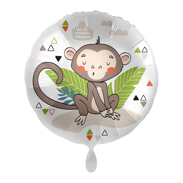 Folienballon - Motiv Jungle Monkey - S - 43cm/0,02m³
