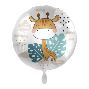 Folienballon - Motiv Jungle Giraffe - S - 43 cm / 0,02...