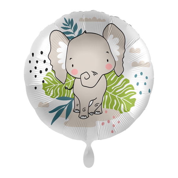 Folienballon - Motiv Jungle Elefant - S - 43cm/0,02m³