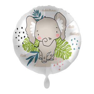 Folienballon - Motiv Jungle Elefant - S - 43 cm / 0,02...