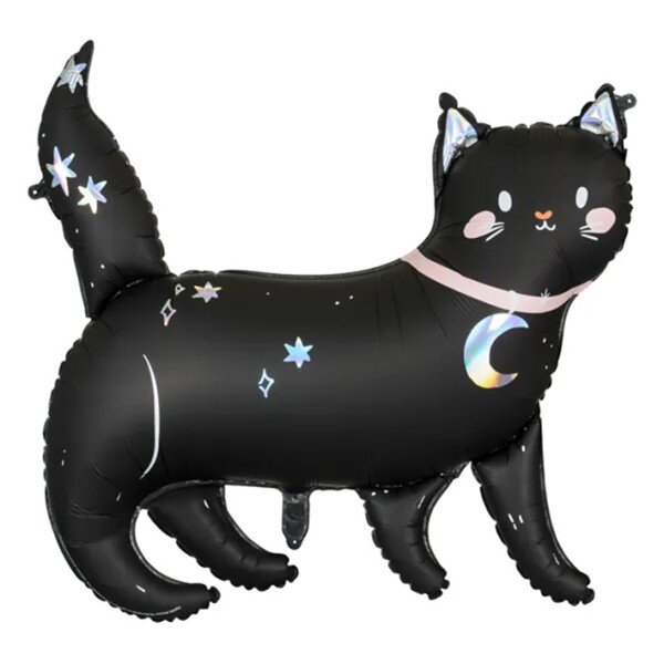 Folienballon - Figur Katze schwarz II - 96 cm