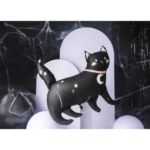 Folienballon - Figur Katze schwarz II - XXL - 96 cm /...