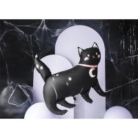 Folienballon - Figur Katze schwarz - XXL - 96cm /0,07m³