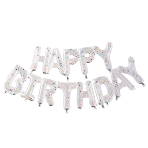 Folienballon - Buchstaben - Set Happy Birthday...
