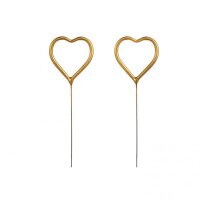 Wunderkerze Herz Gold (2)