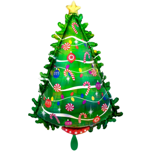 Folienballon - Figur Tannenbaum - XXL - 91 cm / 0,09 m&sup3;
