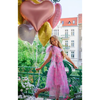 Folienballon Herz Rosegold - XXL - 75 cm/0,06 m³