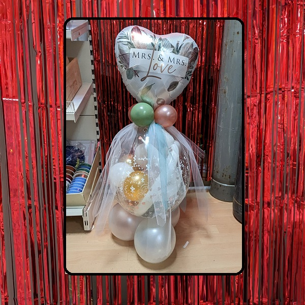 Geschenkballon - Standing Hochzeit II