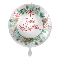 Folienballon - Motiv Frohe Weihnachten - S - 43cm/0,02m³