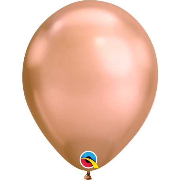 Latexballon Chrome Rosegold - S/Latex - 30cm/0,02m³