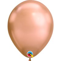 Latexballon - Rosegold Chrome - S/Latex - 30cm/0,02m³