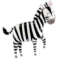 Folienballon - Figur Zebra - XXL - 127 cm / 0,09 m³