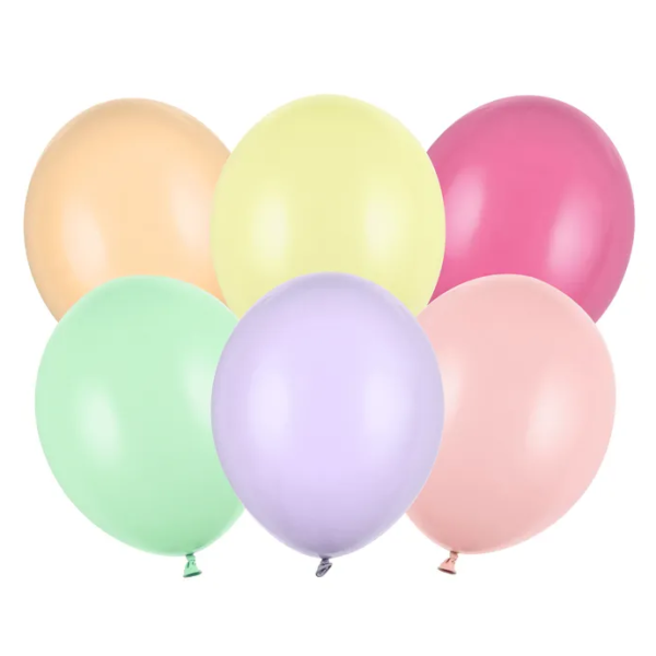 Latex-Luftballon - Standard Pastell-Set-30 cm-10er Packung