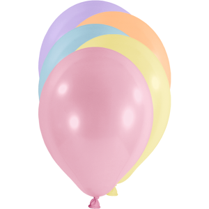 Latexballon - gemischt Pastel - S - &Oslash;30cm/0,02m&sup3; (10)