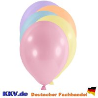 Latexballon - gemischt Pastel - S - Ø30cm/0,02m³ (10)