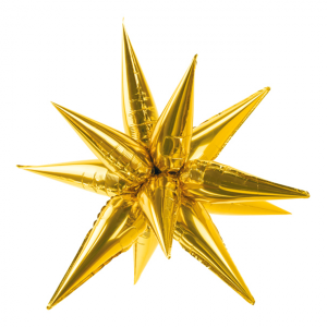 Ballon Stern 3D Gold - XXL/Folie - 50cm/0,05m³