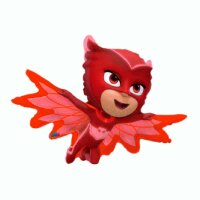 Folienballon - Figur PJM Owlette II - XXL - 91 cm / 0,08 m³