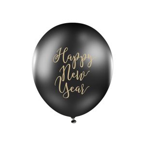 Latexballon-Set - Motiv Happy New Year 1.0 - S - 28 cm /...