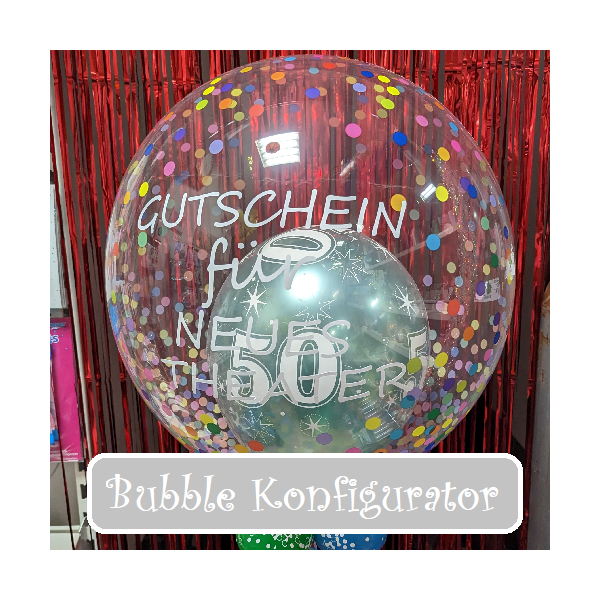 Wunschbubble Konfigurator