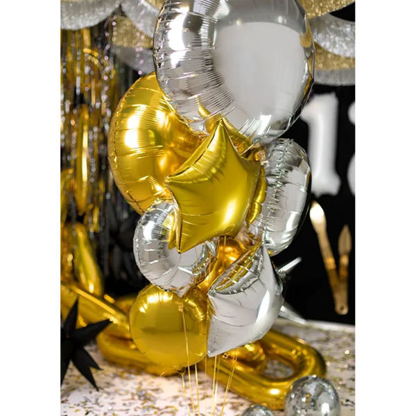 Folienballon Rund (uni) ca. 45cm (S)
