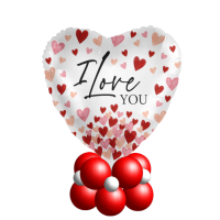 Ballon Ich Liebe Dich II - S/Folie - 43cm/0,02m&sup3;