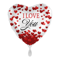 Folienballon - Motiv I Love You I - S - 43cm/0,02m³