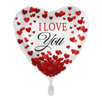 Folienballon - Motiv I Love You I - S - 43 cm / 0,02 m³