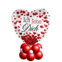 Folienballon - Motiv I Love You I - S - 43 cm / 0,02 m³