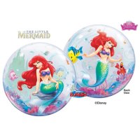 Single Bubble Ballon - Motiv Ariel die Meerjungfrau - XL - 56cm/0,04m³